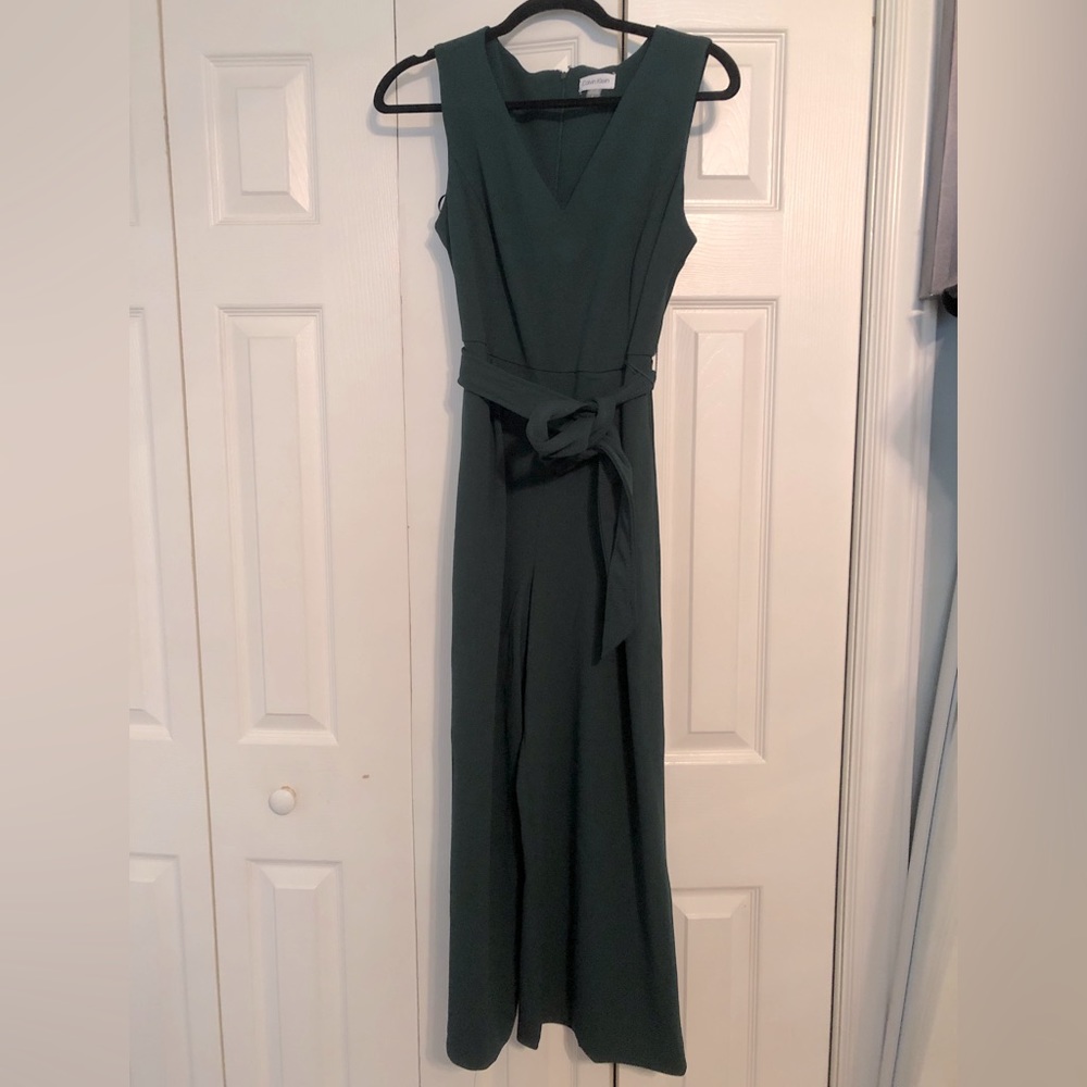 Green jumpsuit